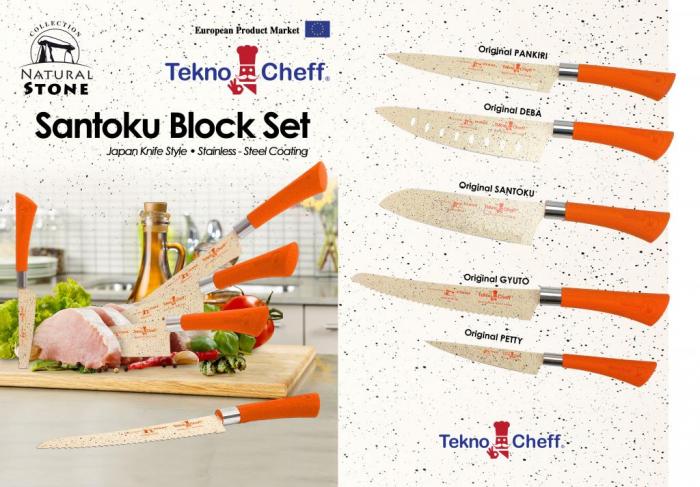 Tekno Cheff Santoku Block Set