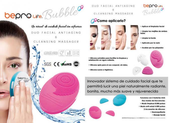 DESMAQUILLADOR/MASAJEADOR FACIAL BEPRO LIFE BUBBLE